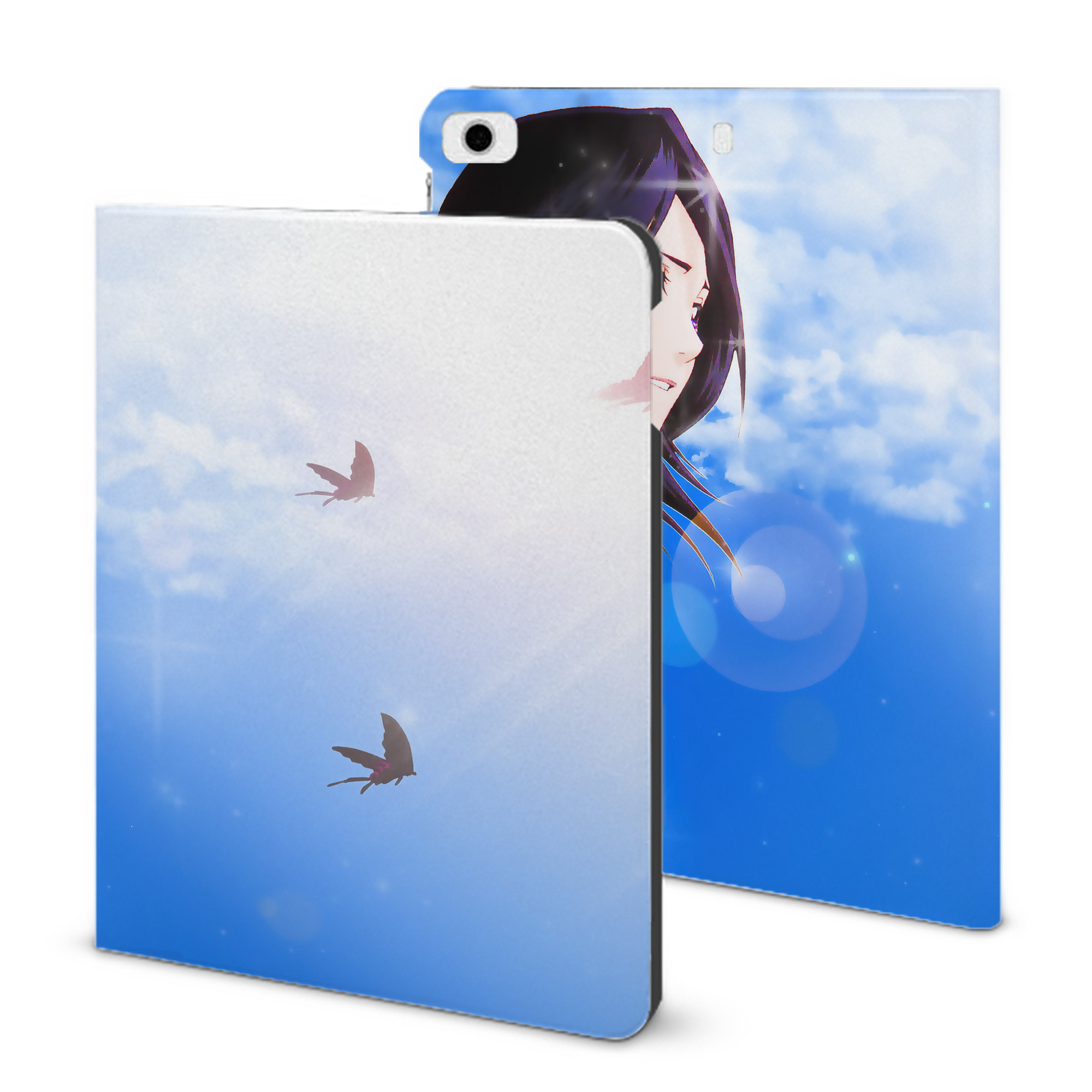 （画像用） ブリーチ BLEACH IPad ケース ブック型 PUレザー TPU 耐衝撃 軽量 薄型 ペン収納なし 全面保護 IPad 各モデル対応